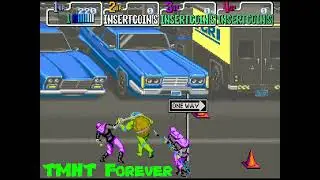 Teenage Mutant Ninja Turtles The Arcade Game - 4 Parking Garage Walkthrough