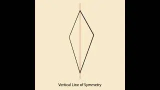 Vertical Line Symmetry: Kite