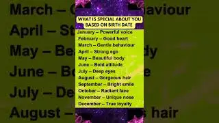 🌟 Your Birth Date Reveals Your Zodiac Superpower! ✨ #ZodiacVibes #AstrologyMagic  #ViralShorts