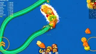 🐍WORMSZONE.IO | BIGGEST SLITHER SNAKE 🐍  | Epic Worms Zone Best Gameplay #01