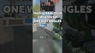 This 1000 IQ RAM TECH Gives You OP One Way Angles! - #r6 #shorts