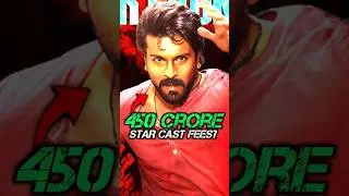 Game Changer Movie Budget & Actors Fees🤑 #shorts