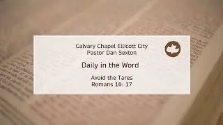 Avoid the Tares - Romans 16: 17