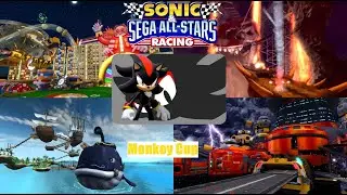 Sonic & SEGA All Stars Racing (Wii) Monkey Cup (Shadow)