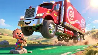 Vroom Truck Adventure 🚚 Big Truck Song for Babies & Toddlers