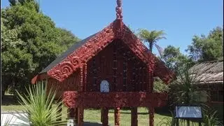 What Maori Village Looks Like? New Zealand. Rotorua, Te Puia