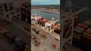 Fremantle Port from above. #djiminipro3 #fremantle #drone