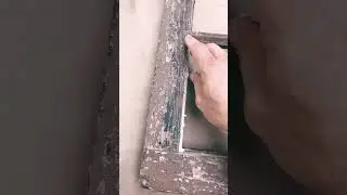 Replacing single pain glass in an old wood frame window part 1