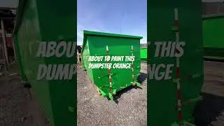 30 yard dumpster before new paint color #dumpsterrental #dumpsterrentalbusiness