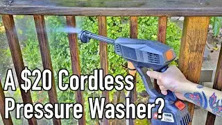 I Bought the Cheapest Cordless Pressure Washer on Amazon. Let&rsquo;s Put It To The Test!