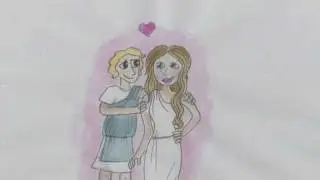 Hand drawn animation: Greek love story