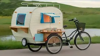 CRAZY Kevin Cry Camper Tricycle 2026 &ndash; крошечный дом на трёх колёсах! БУДУЩИЙ Кемпинговый Шок!