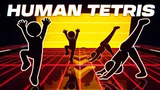 HUMAN TETRIS🔥Interactive Warm-up Game | Easy to IMPOSSIBLE🔥