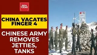 India-China Faceoff: Chinese Army Vacates Finger 4 At Pangong Tso, Removes Jetties & Tanks