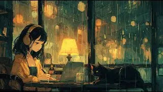 Rain Cafe ☕🌧️ Focus Loop (No Vocals) #02 | Calm Rainy Study Music