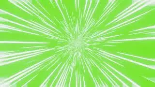 Anime Green Screen Light Speed Effect.