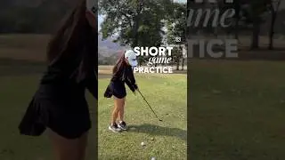 golf short game practice with me! #golf #golfinglife #golfswing #golfshorts #golfer #girlgolfers
