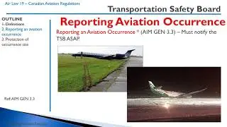 Air Law 19 - Transportation Safety Board