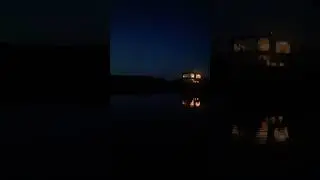 Катер встал на ночевку в нашей бухте #volga #fishing #nature #boating