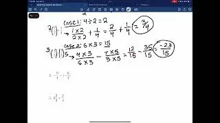 1.3: Adding and Subtracting Fractions