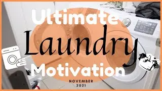ULTIMATE LAUNDRY MOTIVATION Wash and fold laundry with me. Clean with me Cleaning motivation