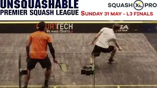 SQUASH MATCH - FINAL - UNSQUASHABLE PREMIER LEAGUE 3 | TEMWA CHILESHE v JOEL ARSCOTT