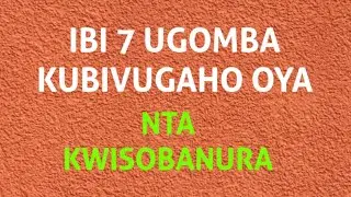 IBINTU 7 UGOMBA KUVUGAHO OYA MU RUKUNDO/MUBANO/BUZIMA