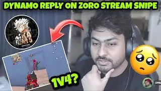 Dynamo Angry On Zoro Stream Snipe🧐 | Dynamo On Stream Snipe 🐉
