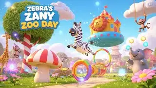 Zebra&rsquo;s Zany Zoo Day 🦓🎪✨ | Kids Fantasy Song | Learn Colors in a Playful Zoo World