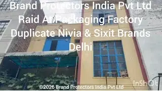 #Live #Brand #Protection #Raid #Factory #Duplicate #Nivia #Sixit #Packaging #Boxes #Delhi