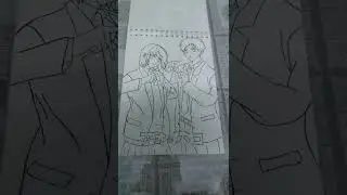 Sketch of Taiki Inomata and Chinatsu Kano #bluebox #taiki #chinatsu #firstcrush #anime #sketch
