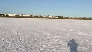 LAGUNA DE TORREVIEJA... como un desierto de sal