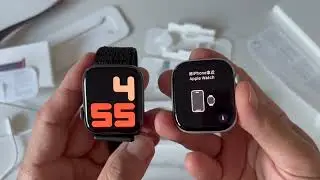 Apple Watch Series 10, 46 мм, серебристый алюминий, спортивный браслет Nike 2024 сине-красного цвета