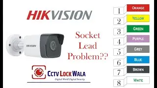 RJ45 Connector Connection direct camera ds-2cd1023goe network ip camera hikvision poe lead problem