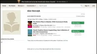 alex gierczyk Goodreads