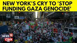 Dozens Of Pro-Palestine Protesters Arrested At New York Stock Exchange | Israel Vs Palestine | N18G