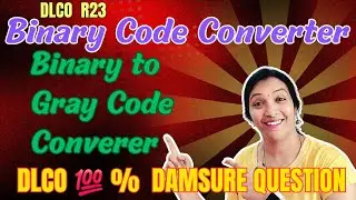 Binary to Gray Code and vice versa | Gray Code Conversion in Telugu | DLCO Most Important Question |