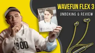 🎧 Wavefun Flex 3 Unboxing and Review + Mic Test | Long battery-life neckband earphones??
