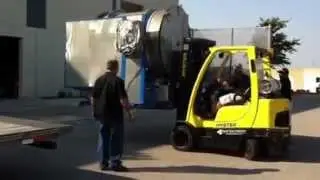 Tent washer arrives