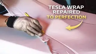 Client&rsquo;s Tesla Wrap Got Damaged&hellip; Here&rsquo;s How I Fixed It
