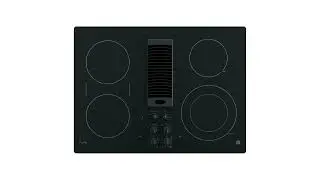 GE Profile 30 in. 4 Burner Element Downdraft Electric Cooktop in Blac #eaffilifest #trending #viral