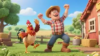 The Farmer&rsquo;s Funny Chicken Dance! | Nursery Rhymes & Kids Songs 🐔💃🎶