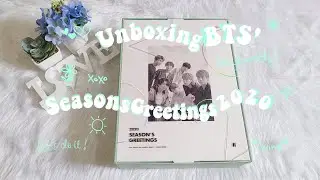 🌟 unboxing bts seasons greetings 2020 💜✨