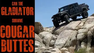 Jeep Gladiator Test #1 - Rock Trails @ Cougar Buttes, CA