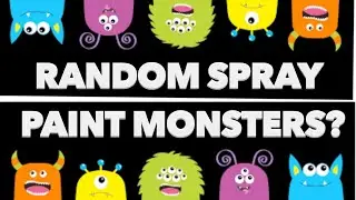 20 Feet of RANDOM Spray Paint Monsters? Fail?
