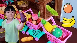 Supermarket Mainan | Belajar Tentang Nama Buah Buahan dan Sayur Sayuran