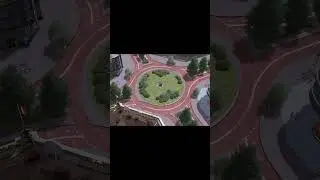 This bike-turbo-roundabout is TOO DUTCH 4 U (failed meme attempt)