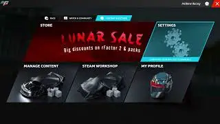 rFactor 2 || mostrar menú config triple monitor nueva UI
