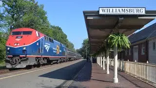 Amtrak P42DC 108 at Williamsburg, VA