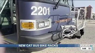 New bike racks installed on BisMan Transit CAT buses